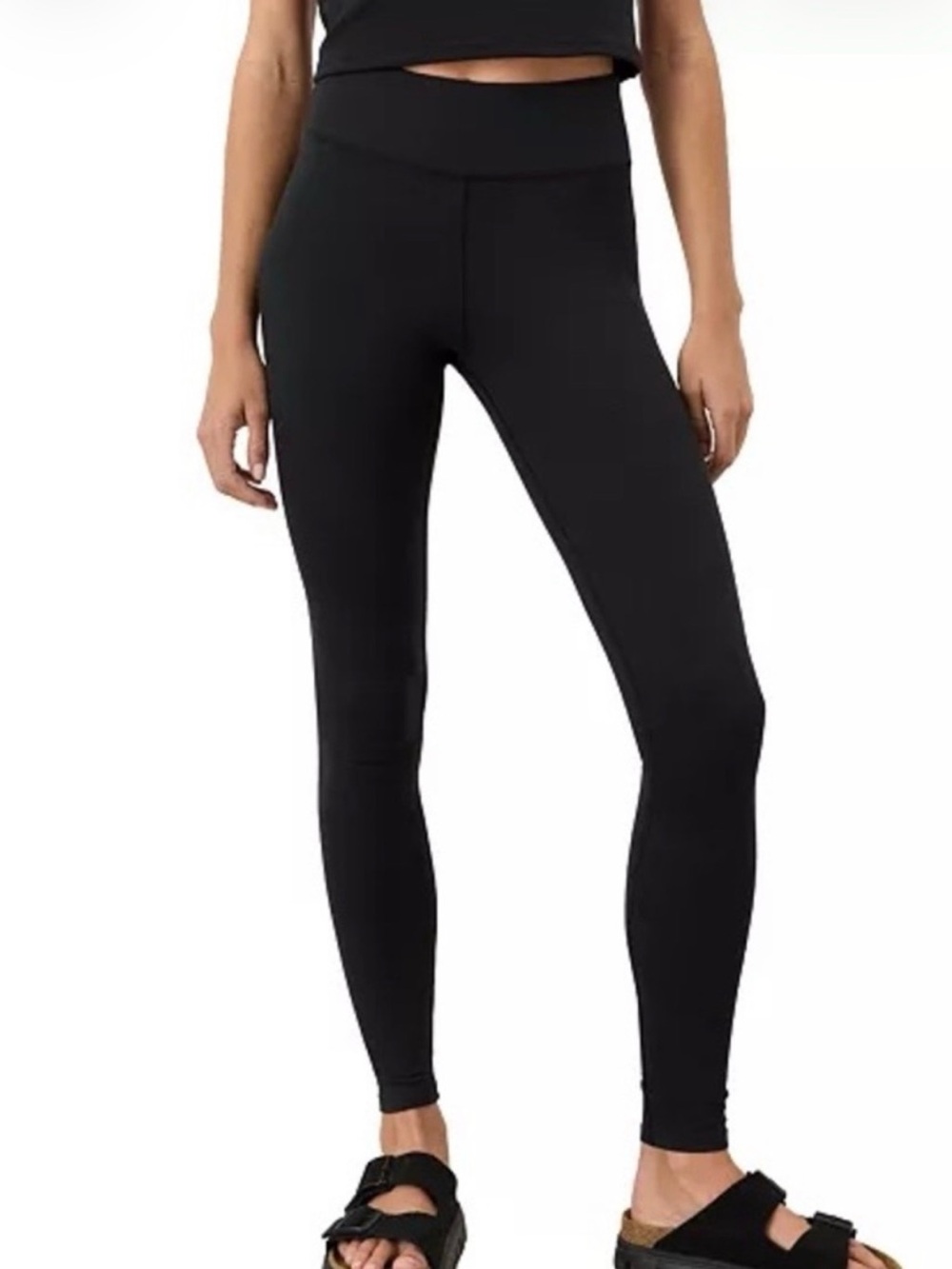 Pact Women's Black High-Rise Leggings